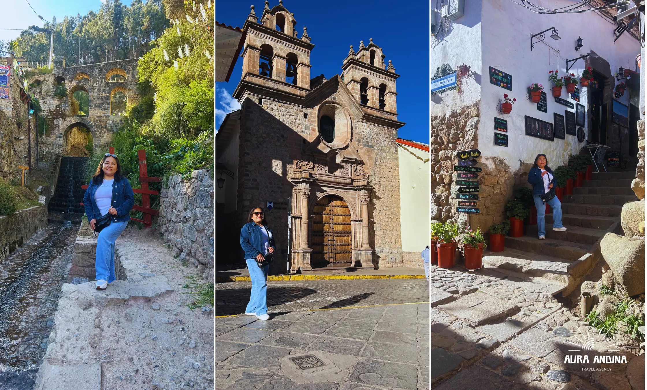 Historic streets and architecture in central Cusco