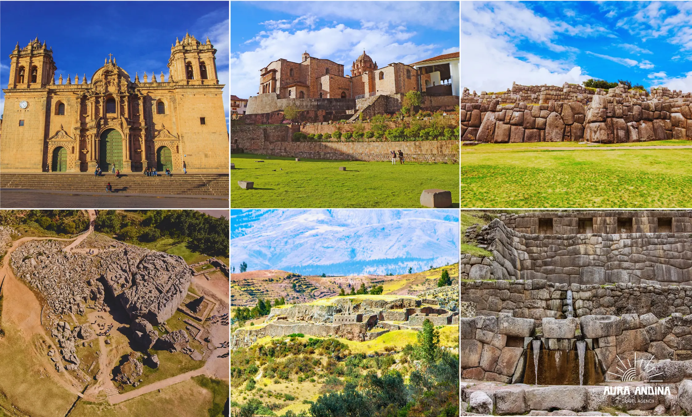 Inca attractions and Andean landscapes in Cusco, Peru