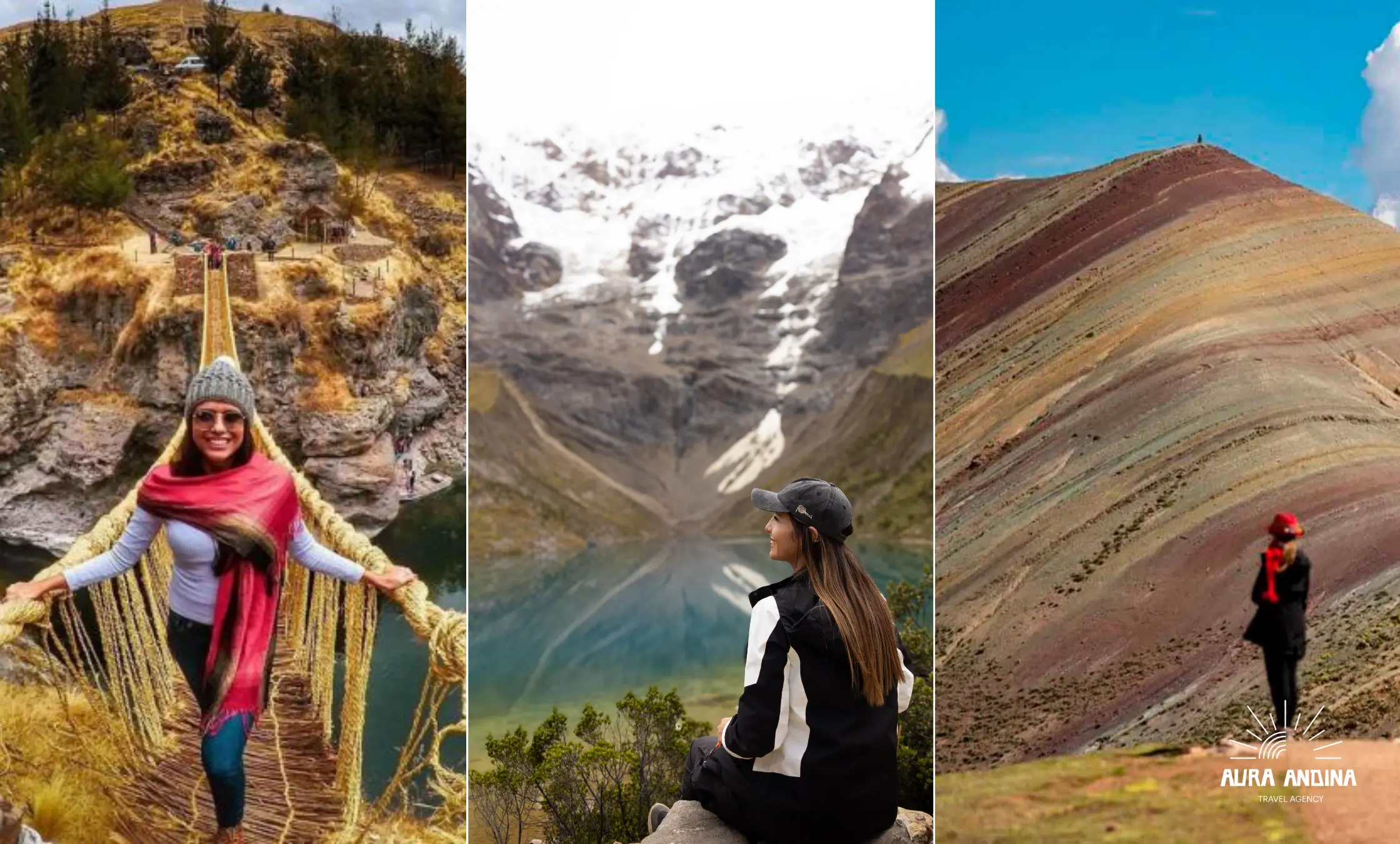 High-Andean landscapes and mountains in Peru